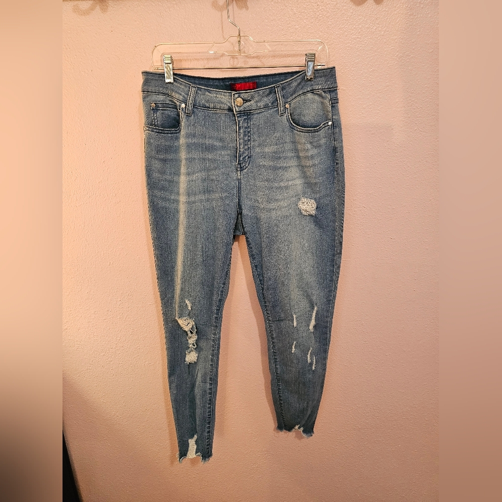 J Lo Distressed Skinnny Jeans